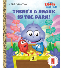 Golden Books Dr. Seuss's Red Fish, Blue Fish: There's a Shark in the Park! (Little Golden Book)