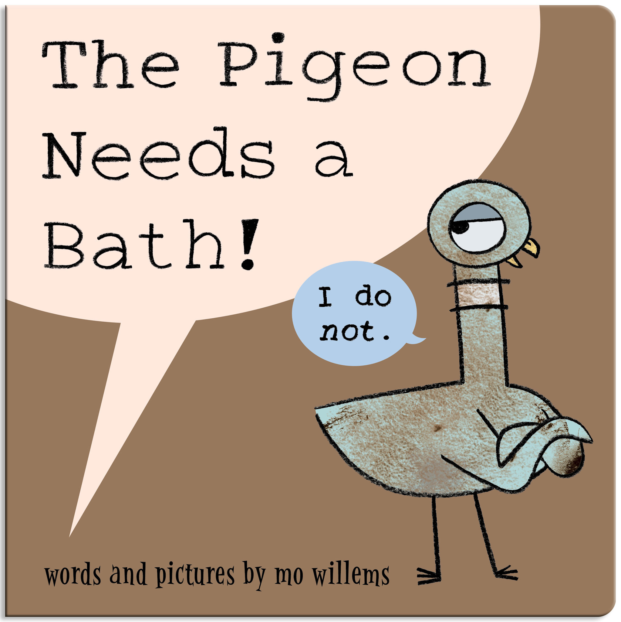 Hyperion Books for Children The Pigeon Needs a Bath! (Board Book)