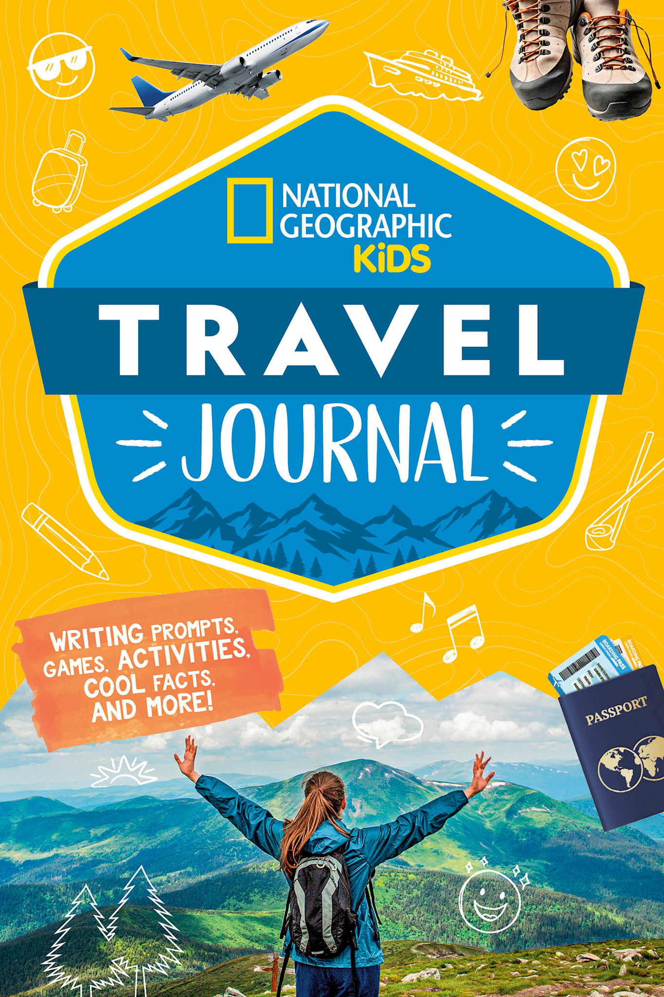 National Geographic Kids National Geographic Kids Travel Journal: Writing Prompts, Games, Activities, Cool Facts, and More!