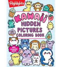 Highlights Press Kawaii Hidden Pictures Coloring Book