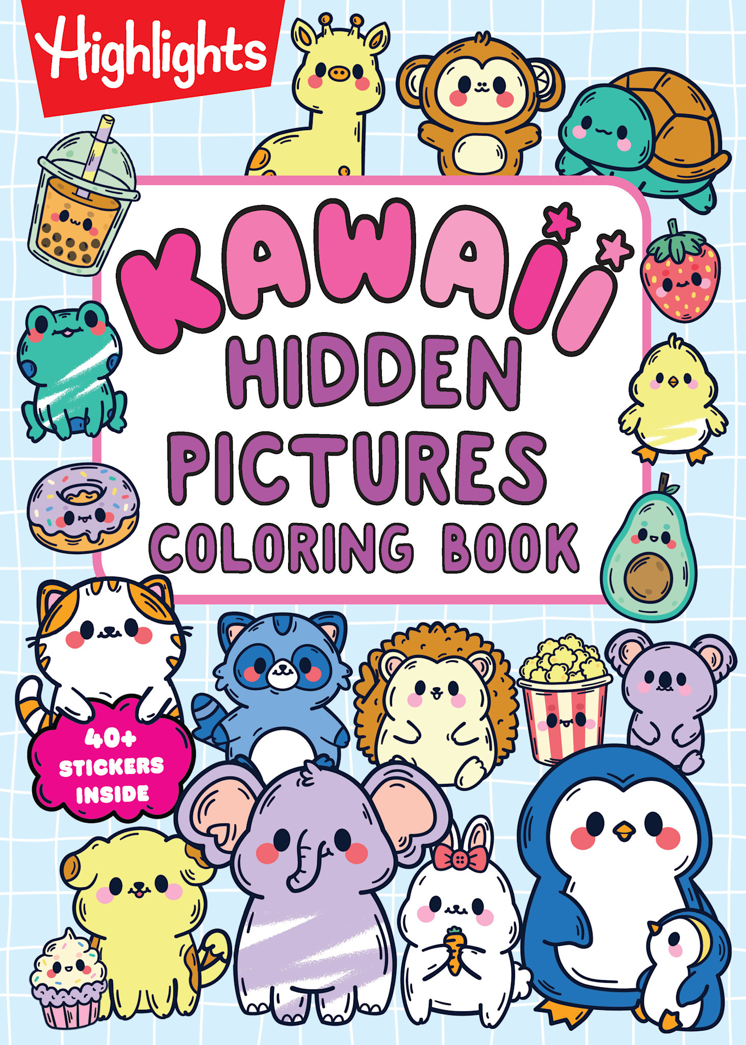 Highlights Press Kawaii Hidden Pictures Coloring Book