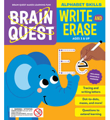 Brain Quest Write and Erase: Alphabet Skills