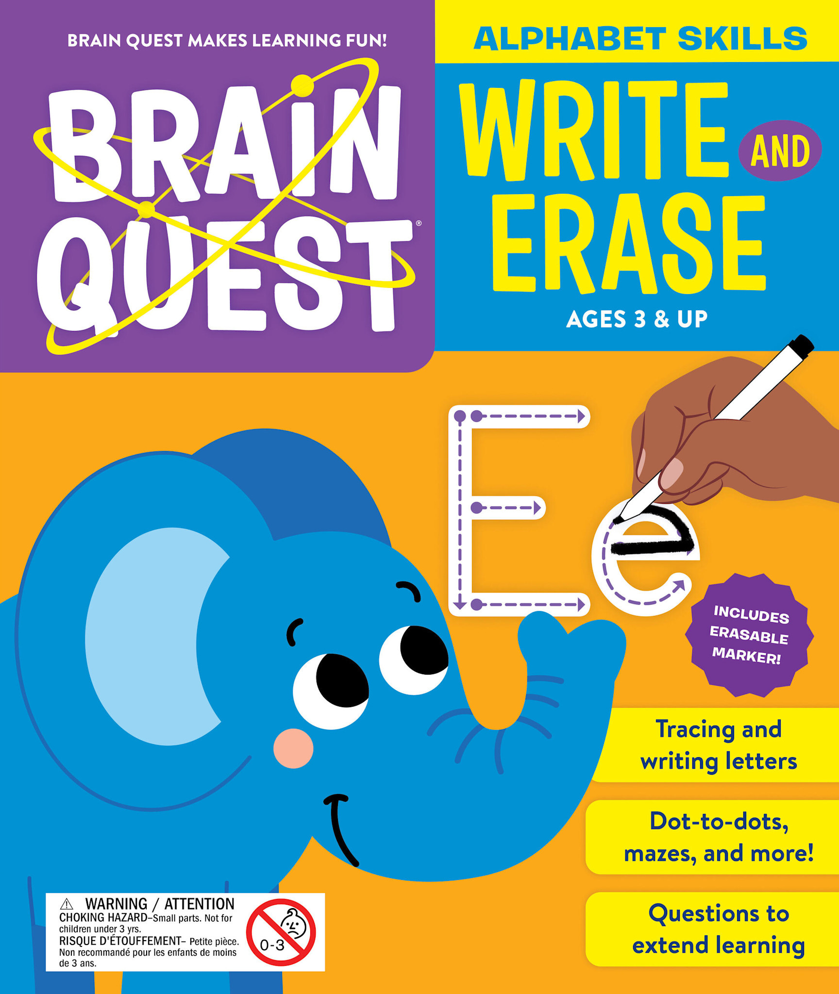 Brain Quest Write and Erase: Alphabet Skills