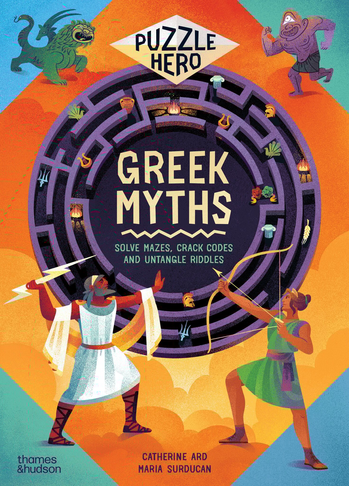 Greek Myths: Solve Mazes, Crack Codes and Untangle Riddles