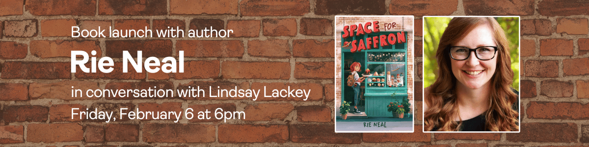 Book Launch with Rie Neal: Friday, February 6 at 6pm