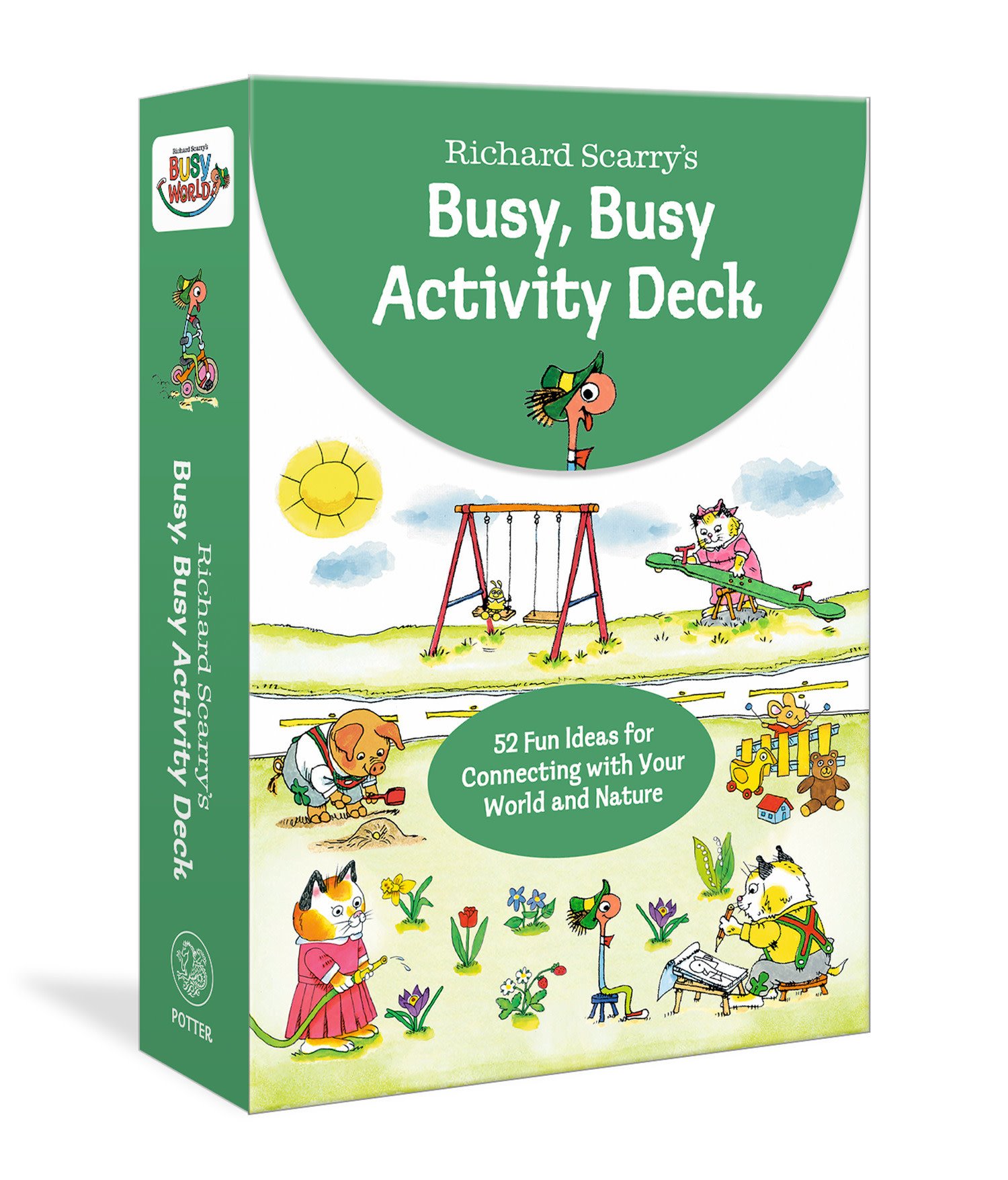 Clarkson Potter Richard Scarry's Busy, Busy Activity Deck: 52 Fun Ideas for Connecting with Your World and Nature