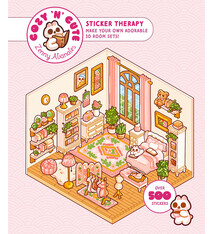 Cute 'n' Cozy Sticker Therapy: Make Your Own Adorable 3D Room Sets: Over 500 Stickers!