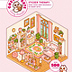 Cute 'n' Cozy Sticker Therapy: Make Your Own Adorable 3D Room Sets: Over 500 Stickers!
