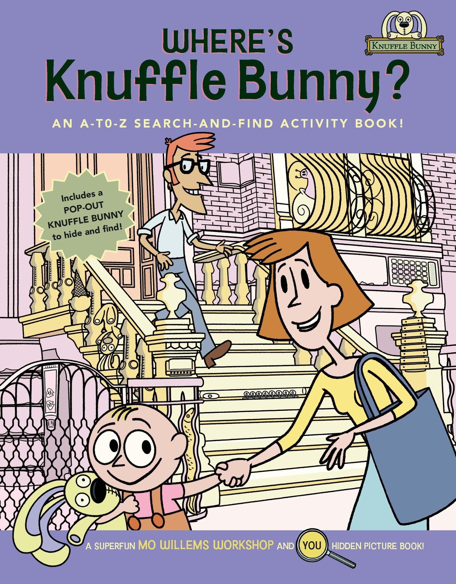 Where's Knuffle Bunny?: An A-to-Z Search-and-Find Book
