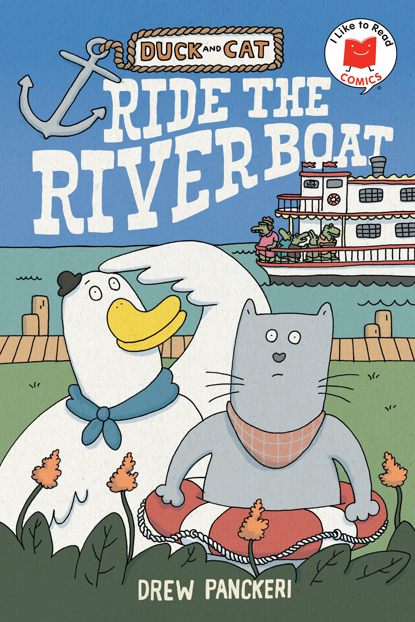 Holiday House Duck and Cat Ride the Riverboat
