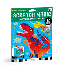 Mudpuppy Mighty Dinosaurs Scratch Magic: Scratch & Sparkle Art Kit