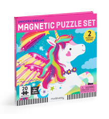 Mudpuppy Unicorn Dreams Magnetic Puzzles Set