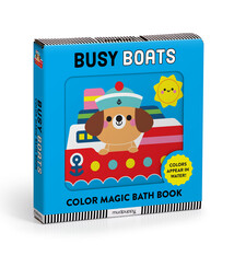 Mudpuppy Busy Boats Color Magic Bath Book