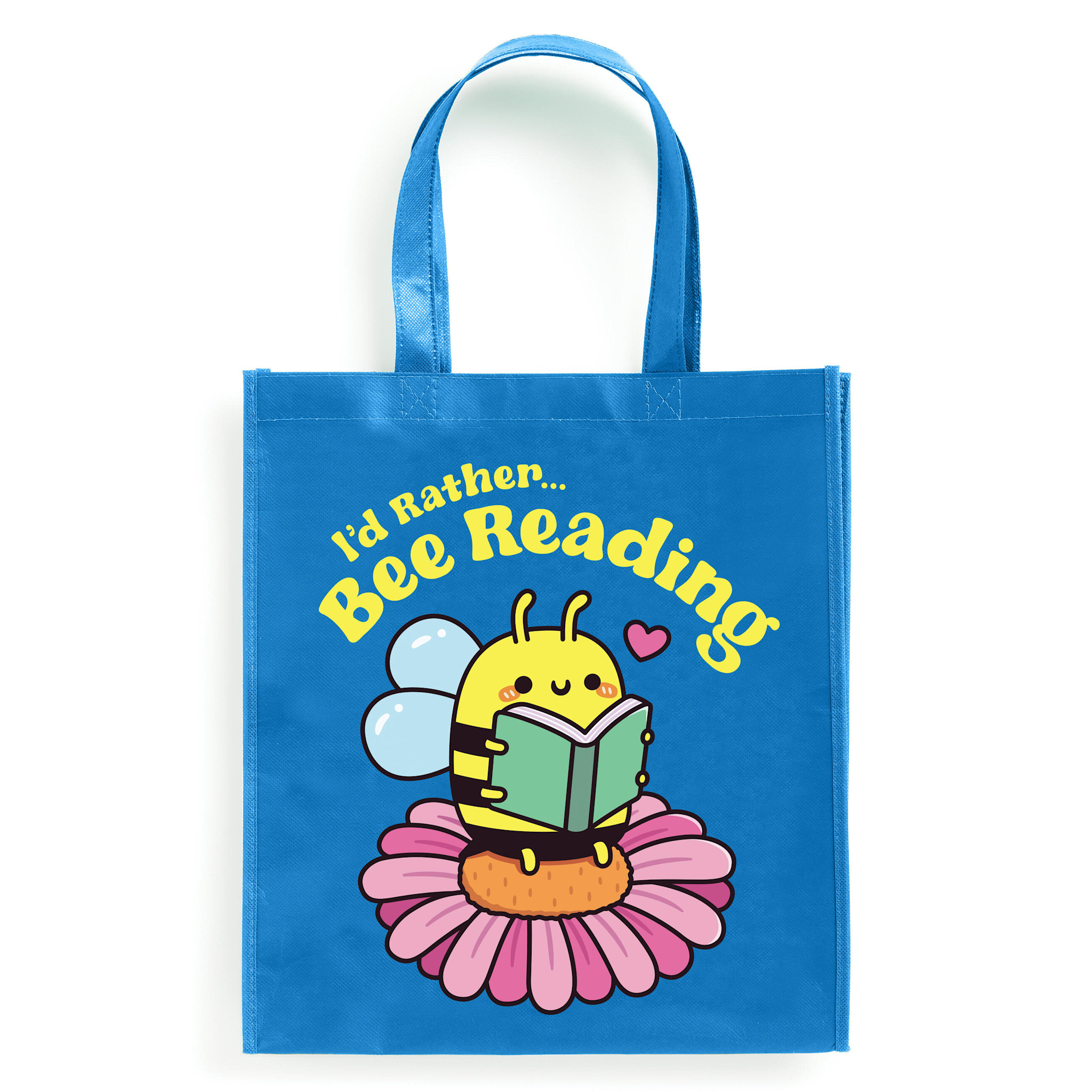 Mudpuppy I'd Rather Bee Reading Reusable Shopping Bag