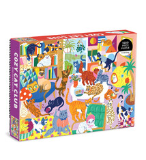 Mudpuppy Cozy Cat Club 1000 Piece Family Puzzle