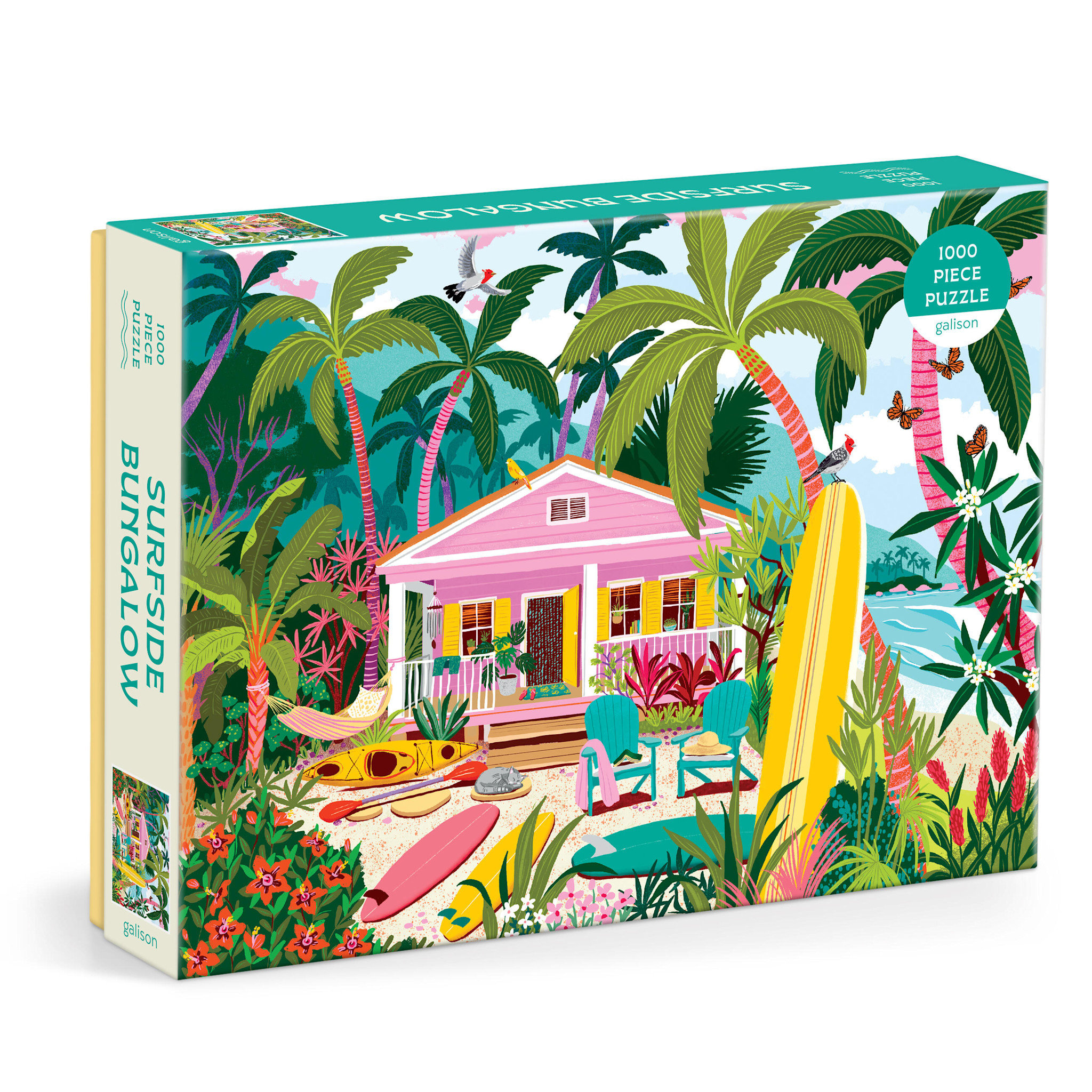 Galison Surfside Bungalow 1000 Piece Puzzle
