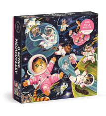 Galison A Space Meowdyssey 500 Piece Puzzle