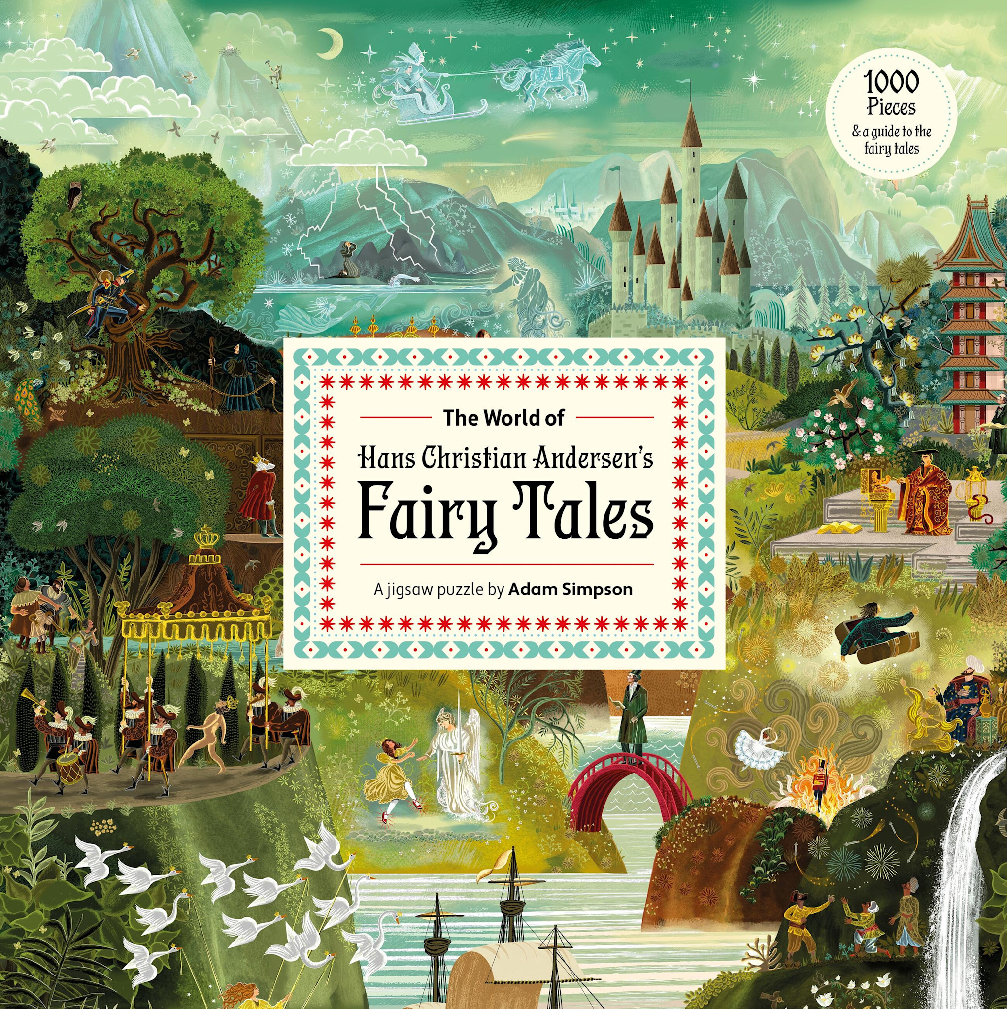 Laurence King Publishing The World of Hans Christian Andersen's Fairy Tales: A 1000-piece jigsaw puzzle by Adam Simpson: A 1000-piece jigsaw puzzle by Adam Simpson
