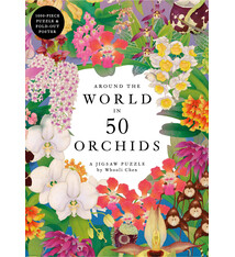 Laurence King Publishing Around the World in 50 Orchids: A 1000-piece jigsaw puzzle: A 1000-piece jigsaw puzzle by Whooli Chen