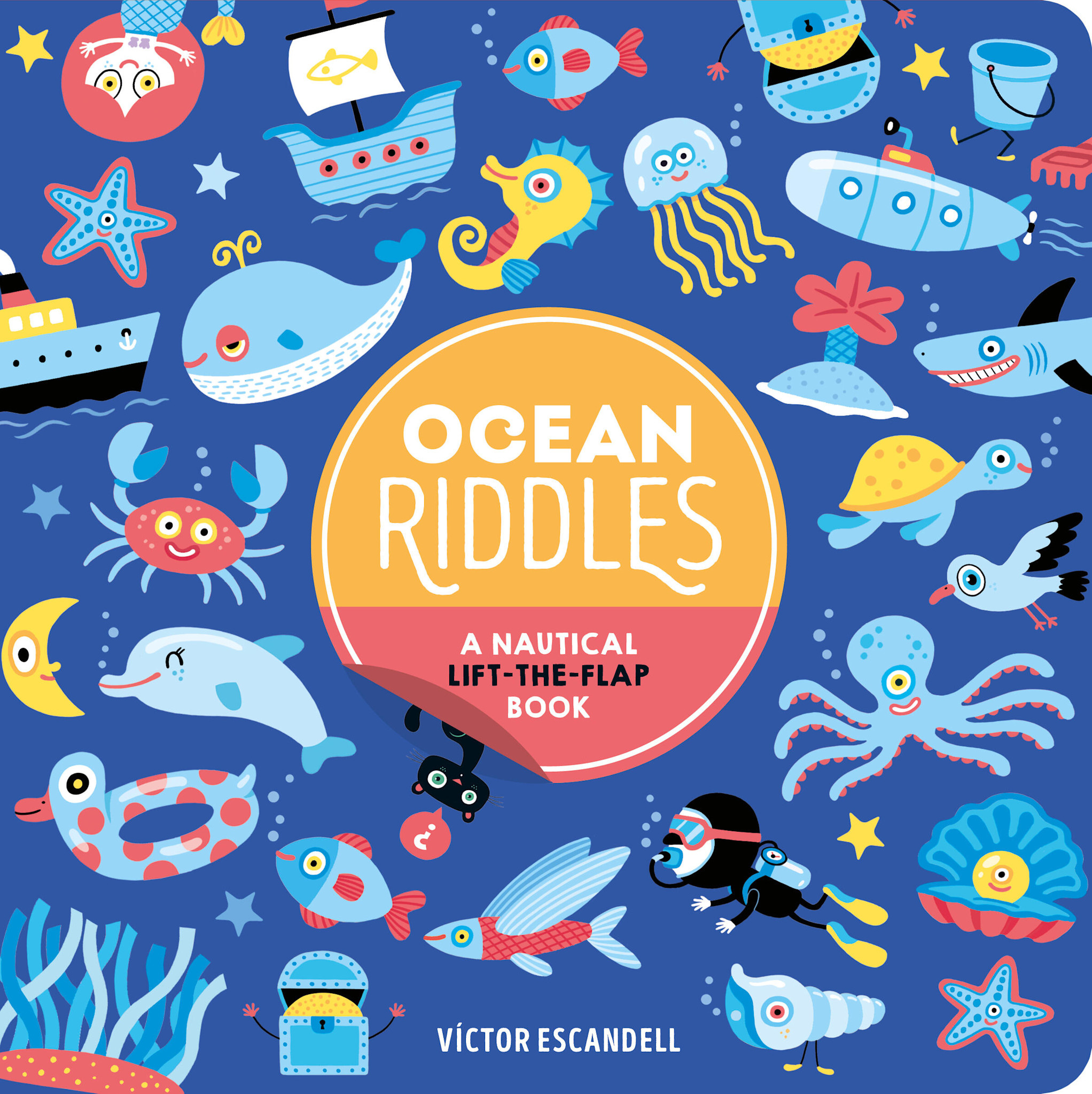 Chronicle Books Ocean Riddles: A Nautical Lift-the-Flap Book