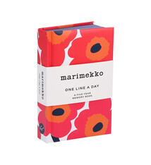 Chronicle Books Marimekko One Line a Day (Red Unikko): A Five-Year Memory Book