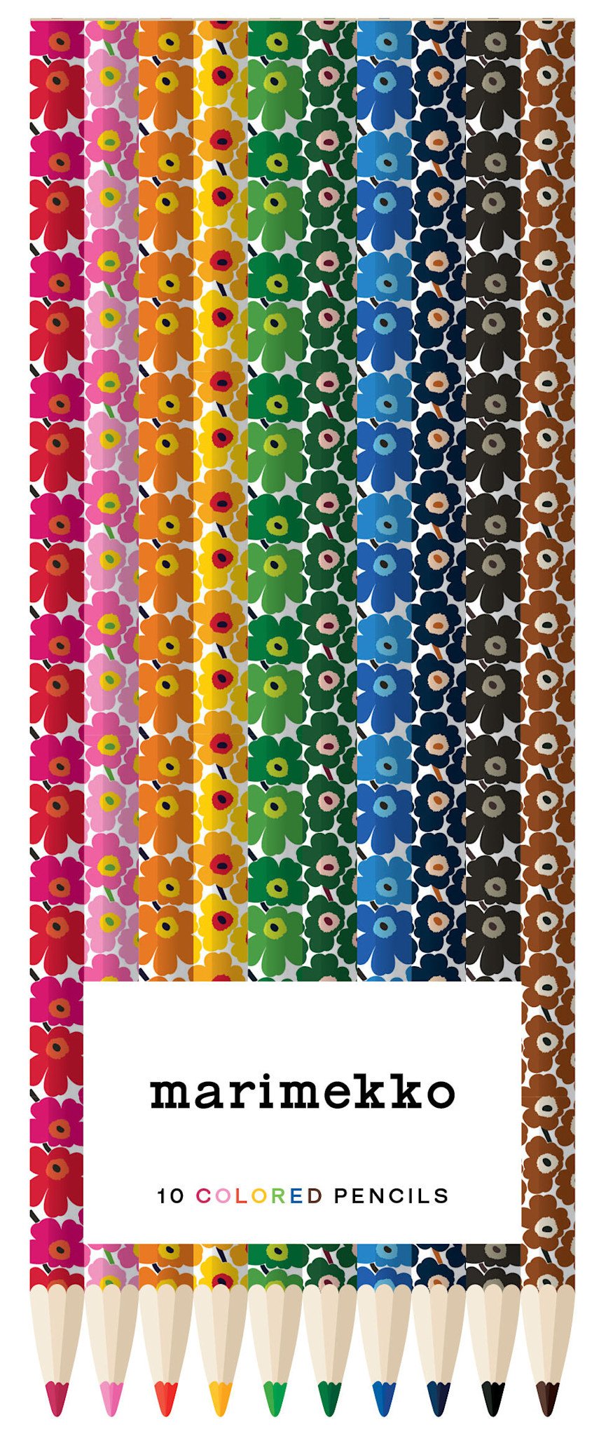 Chronicle Books Marimekko Colored Pencils (Unikko): 10 Colored Pencils