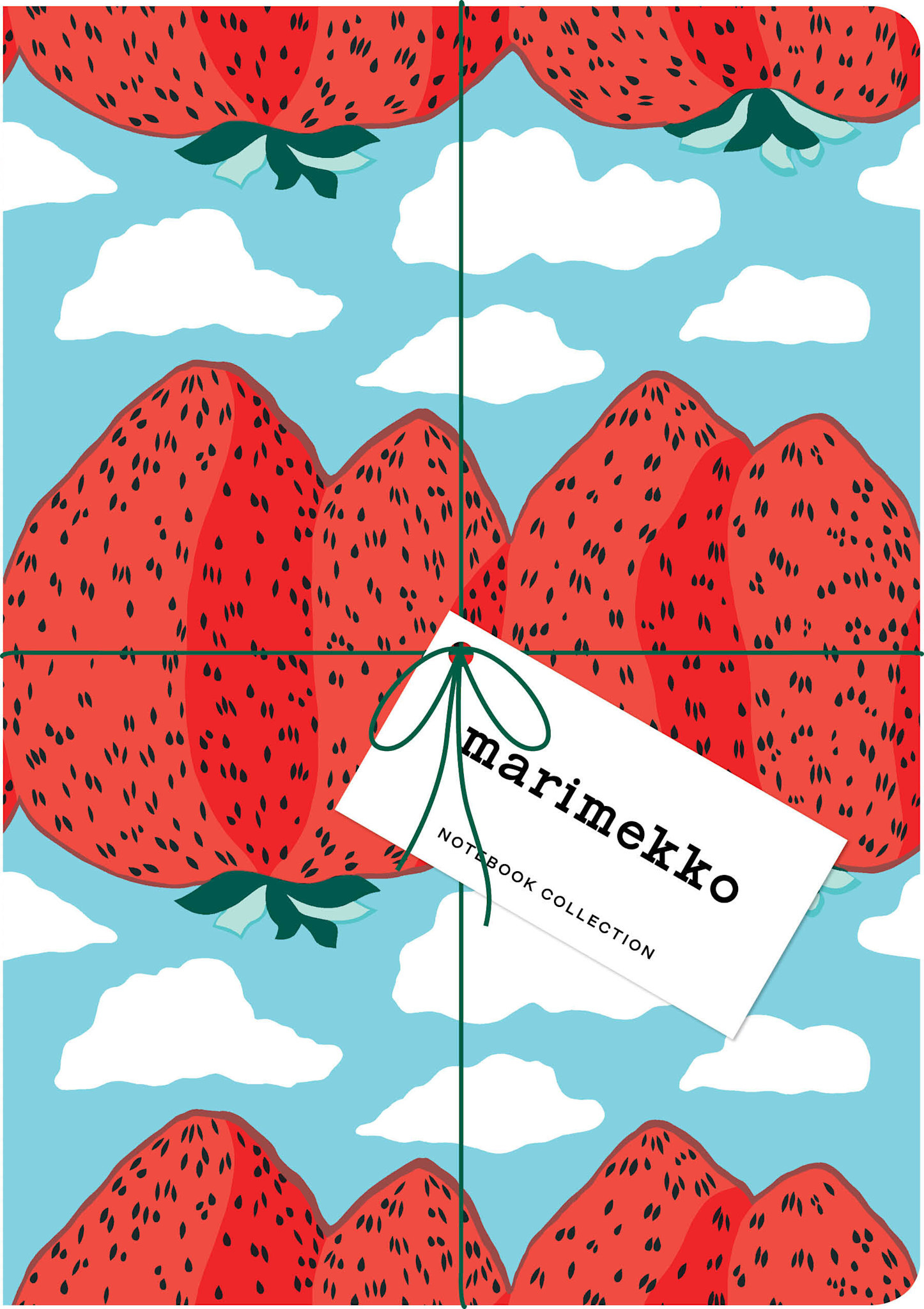 Chronicle Books Marimekko Strawberry Notebook Collection