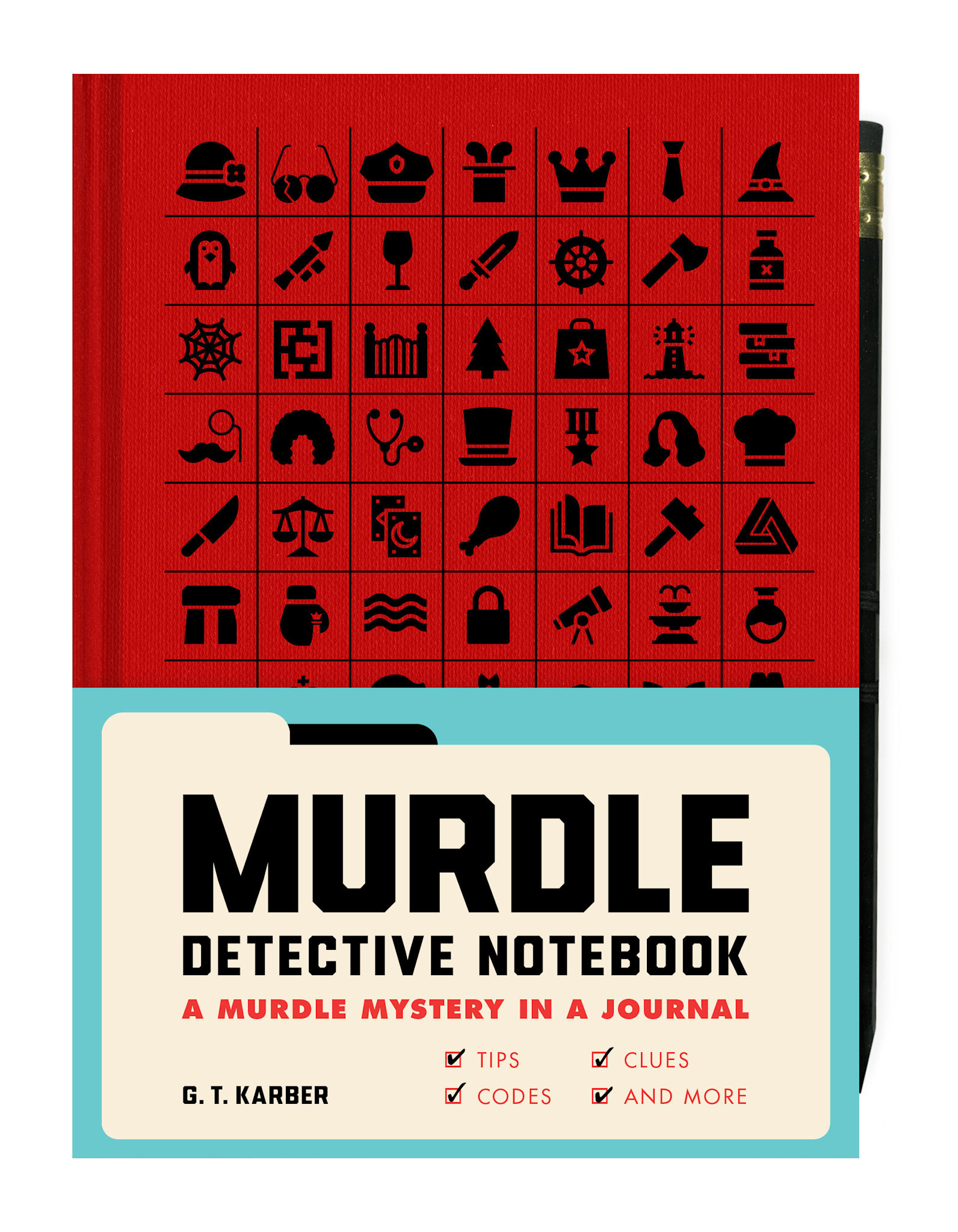 Chronicle Books Murdle Detective Notebook: A Murdle Mystery in a Journal—with Tips, Codes, Clues, and More