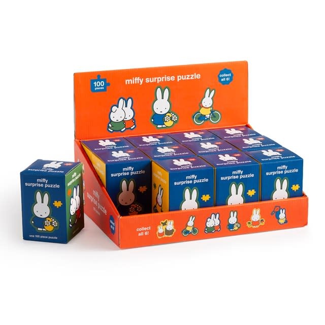 Galison Miffy 100 Piece Surprise Puzzle
