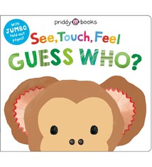 Priddy Books US See, Touch, Feel: Guess Who?: A Jumbo Fold-Out Book