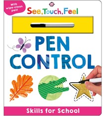 Priddy Books US Skills for School: Pen Control (See, Touch, Feel): A wipe-clean book to practice pen control