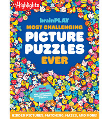 Highlights Press brainPLAY Most Challenging Picture Puzzles Ever: Hidden Pictures, Matching, Mazes, and More!