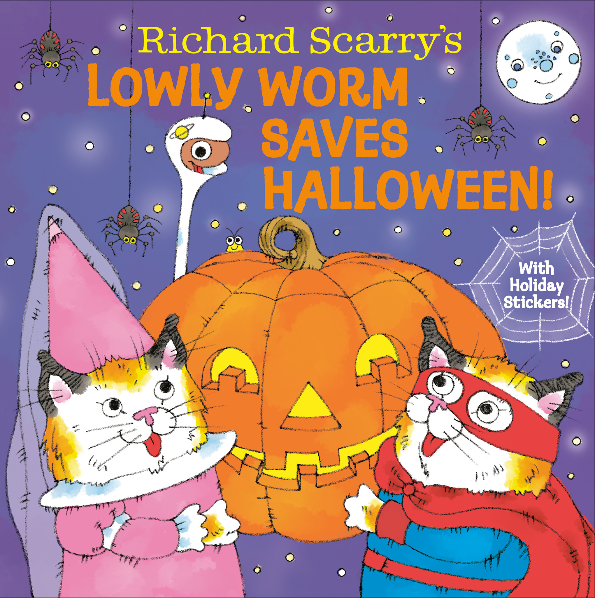 Random House Books for Young Readers Richard Scarry's Lowly Worm Saves Halloween!