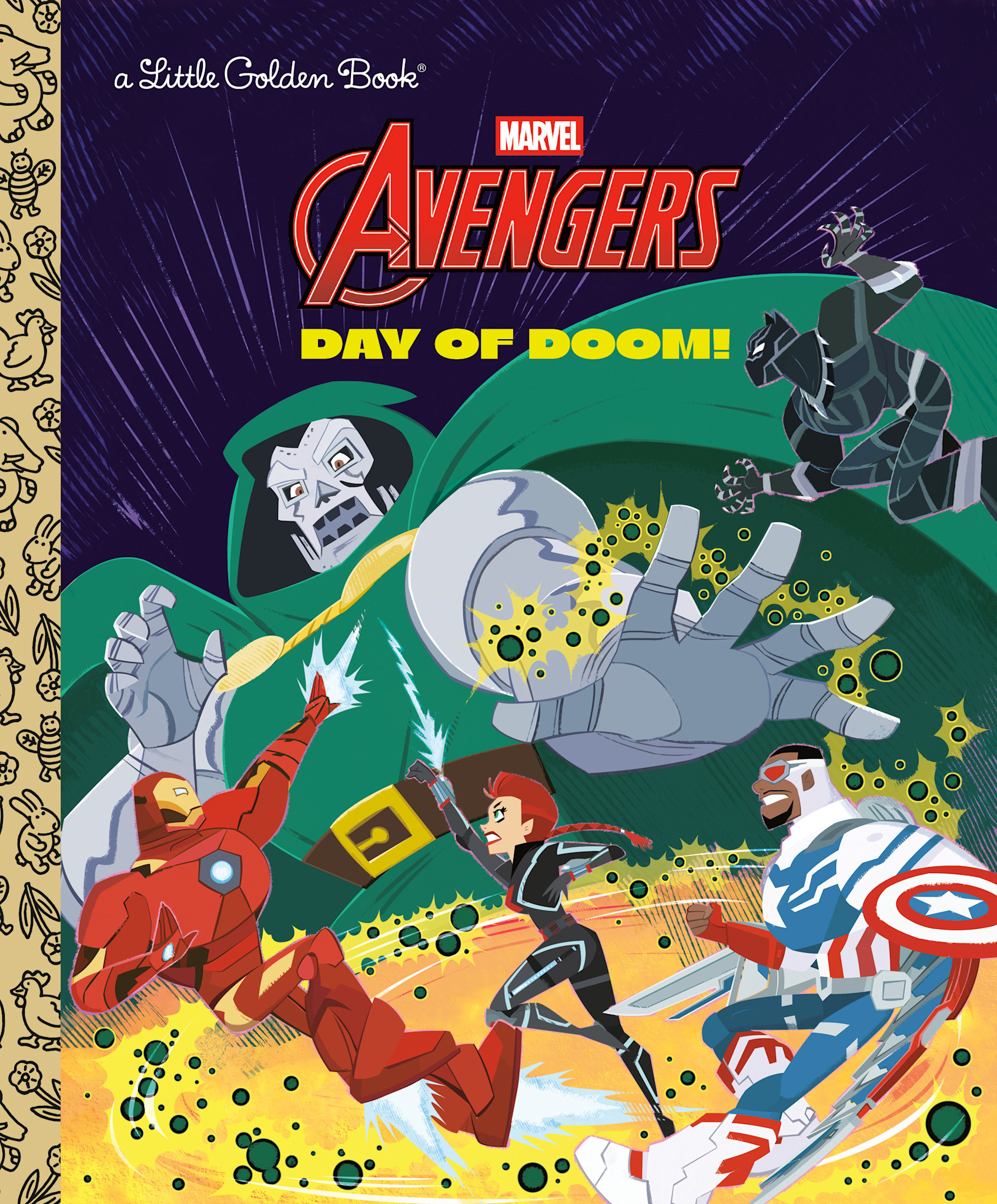 Golden Books Marvel Avengers: Day of Doom! (Little Golden Book)