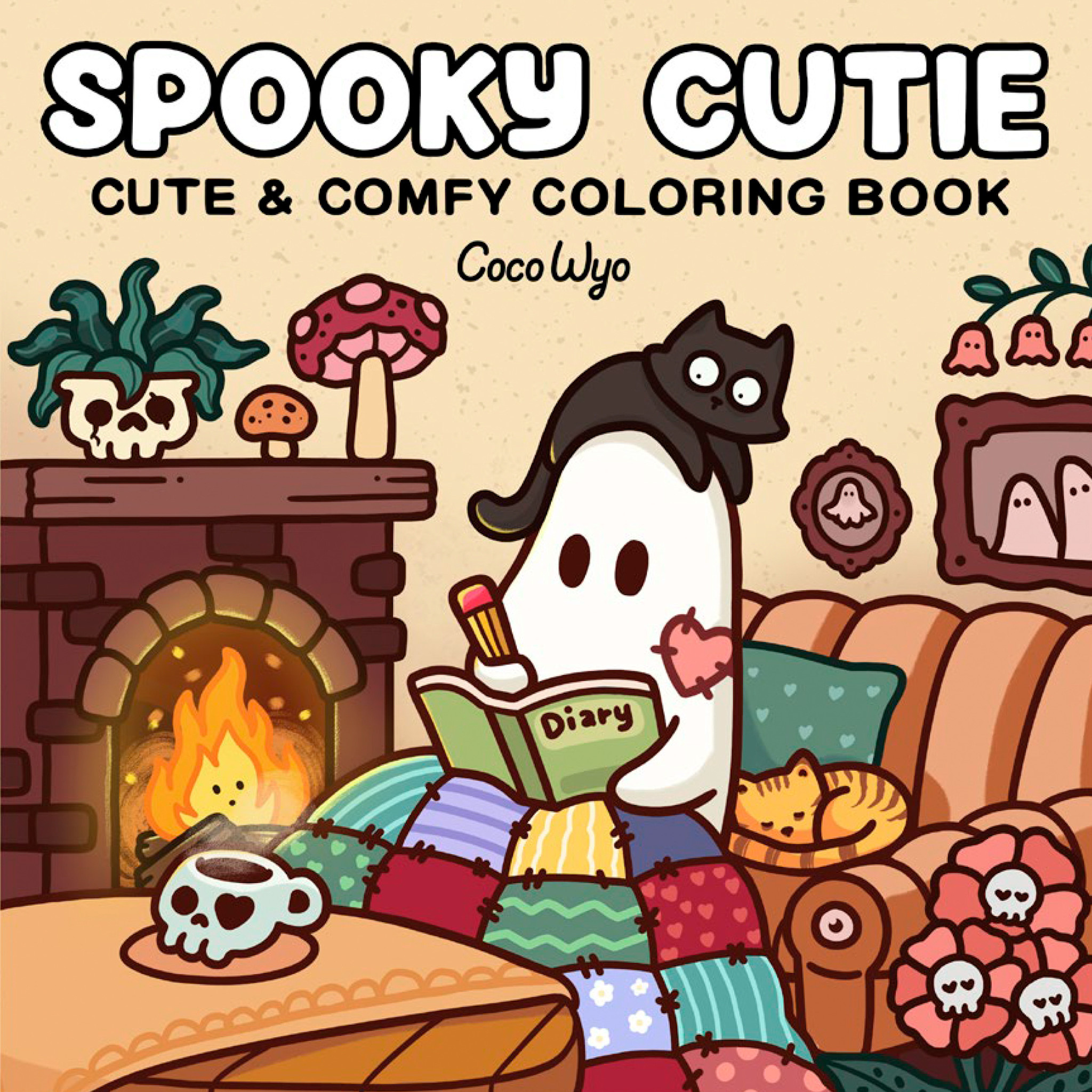 Random House Books for Young Readers Spooky Cutie: Coloring Book for Adults and Kids