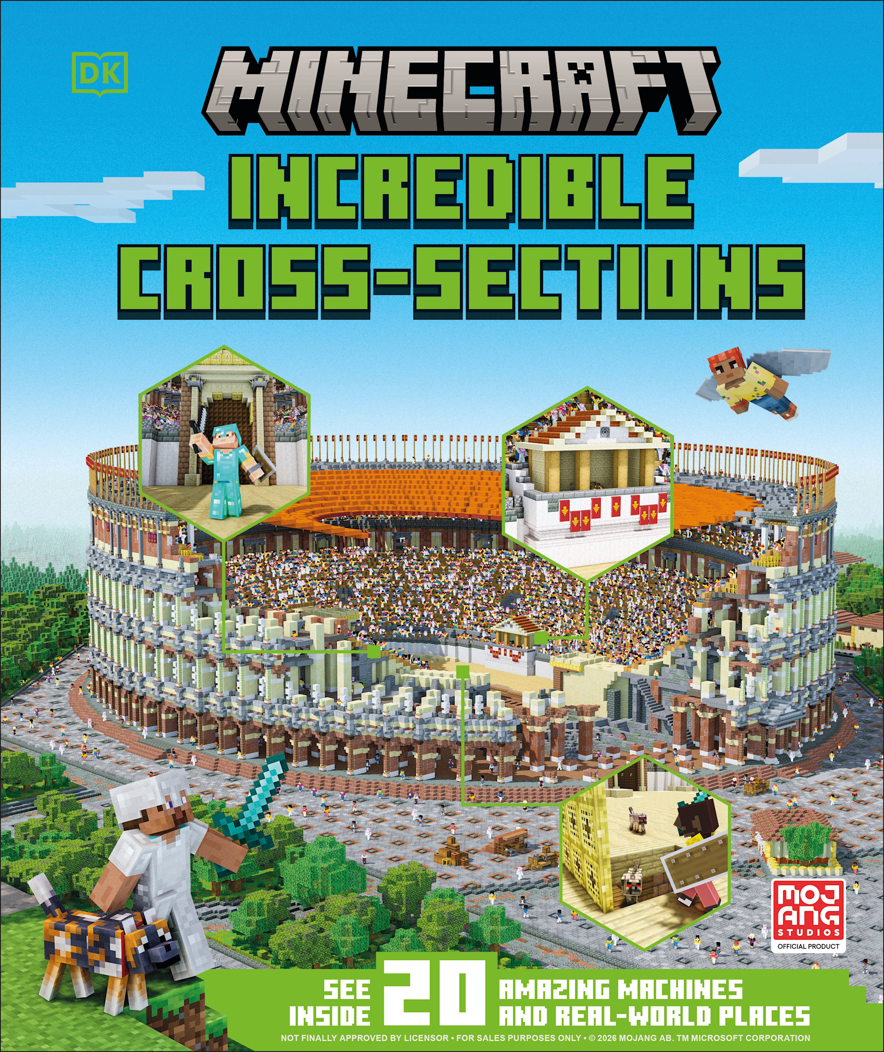 DK Children Minecraft Incredible Cross-Sections