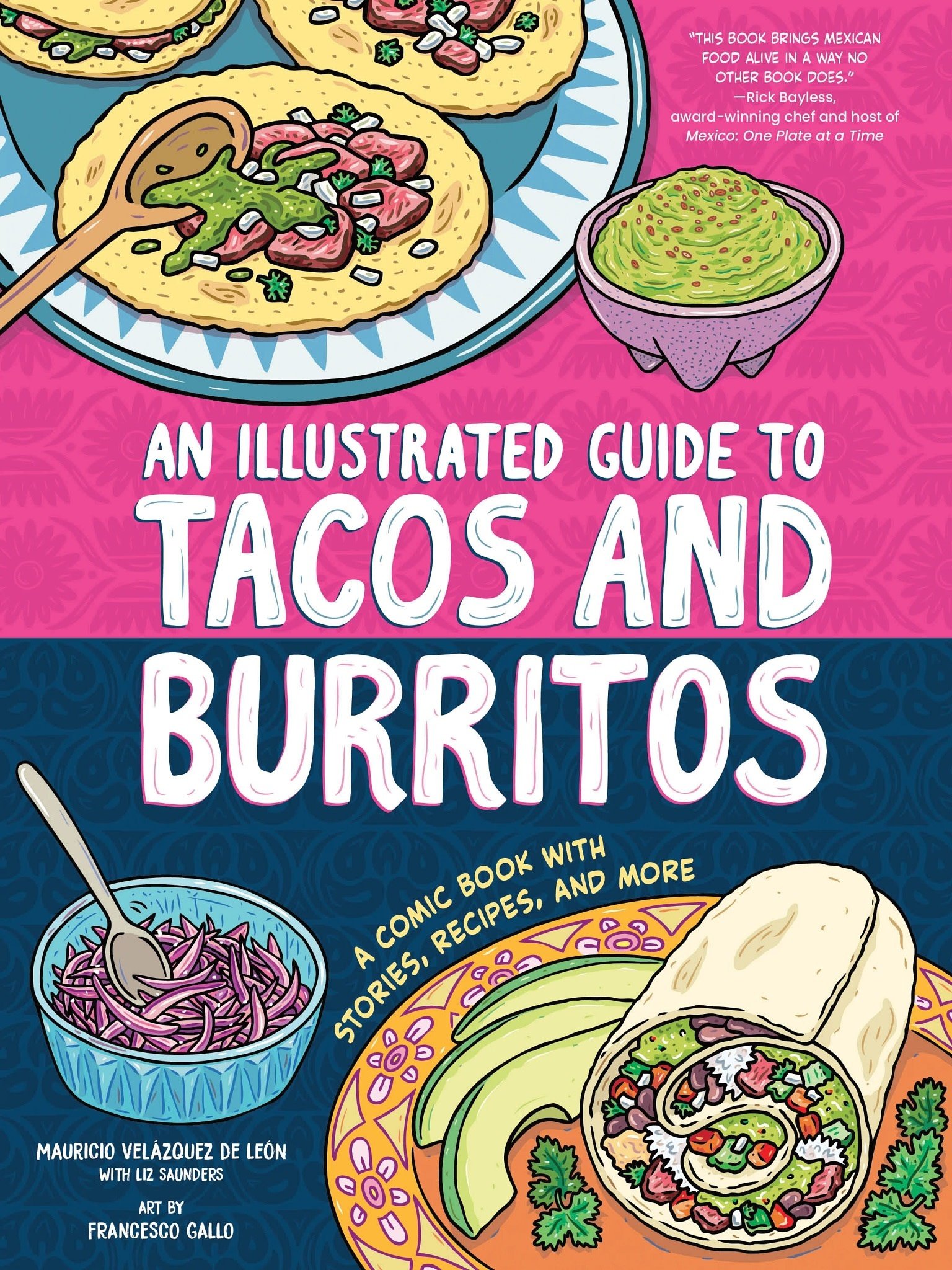 duopress An Illustrated Guide to Tacos and Burritos: A Comic Book with Stories, Recipes, and More