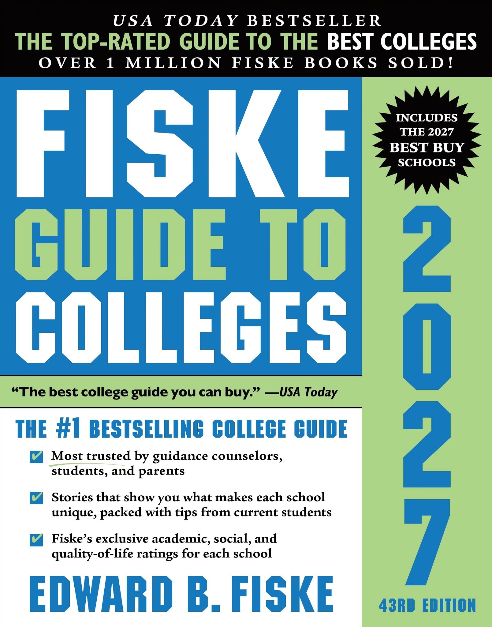 Sourcebooks Fiske Guide to Colleges 2027