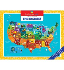 Silver Dolphin Books Smithsonian Kids Jigsaw Journeys: The 50 States