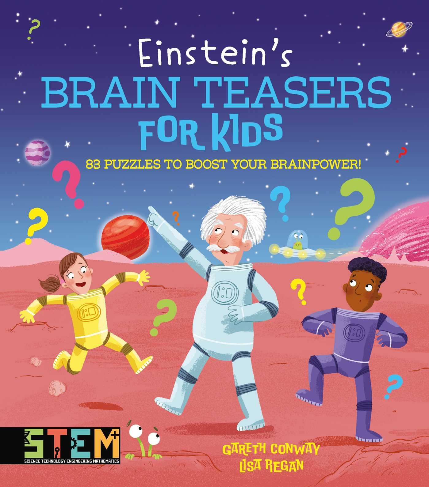 Arcturus Einstein's Brain Teasers for Kids: 83 Puzzles to Boost Your Brainpower!
