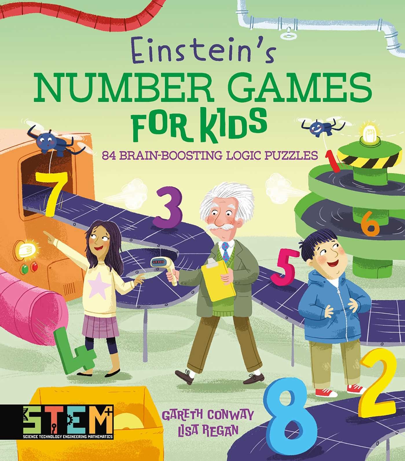Arcturus Einstein's Number Games for Kids: 84 Brain-Boosting Logic Puzzles