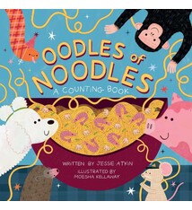 little bee books Oodles of Noodles (A Counting Word Play Board Book for Toddlers)