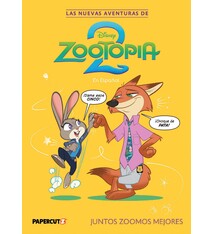 Papercutz Las Nuevas Aventuras de Zootopia 2 Vol. 1 (Spanish Language Edition): Juntos Zoomos Mejores