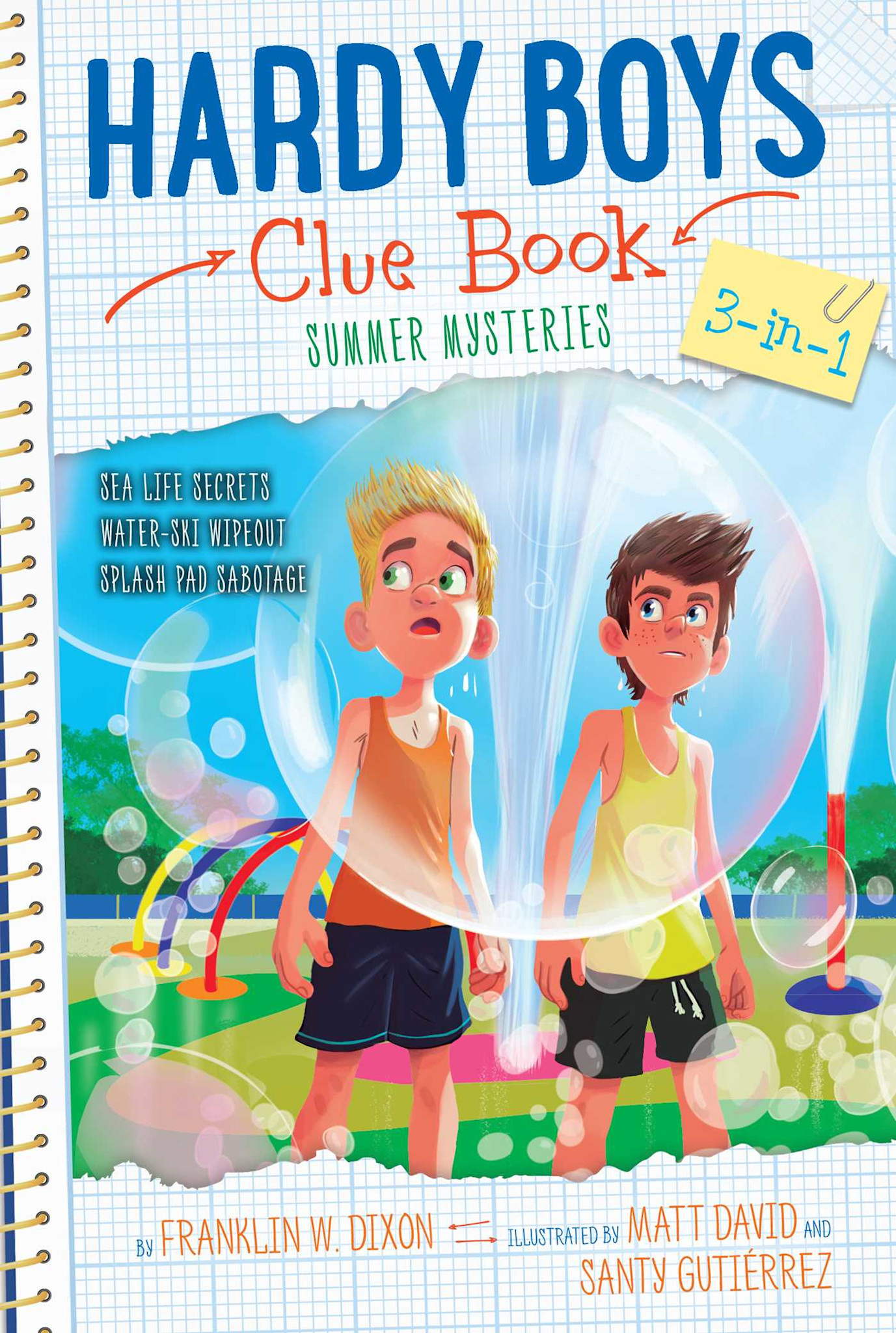 Aladdin Hardy Boys Clue Book Summer Mysteries 3-in-1: Sea Life Secrets; Water-Ski Wipeout; Splash Pad Sabotage