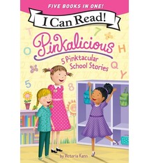 HarperCollins Pinkalicious: 5 Pinktacular School Stories: Pinkalicious and the Pinkamazing Little Library, Kindergarten Fun, Pinkie Promise, Planet Pink, School Rules!