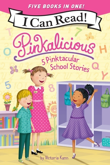 HarperCollins Pinkalicious: 5 Pinktacular School Stories: Pinkalicious and the Pinkamazing Little Library, Kindergarten Fun, Pinkie Promise, Planet Pink, School Rules!