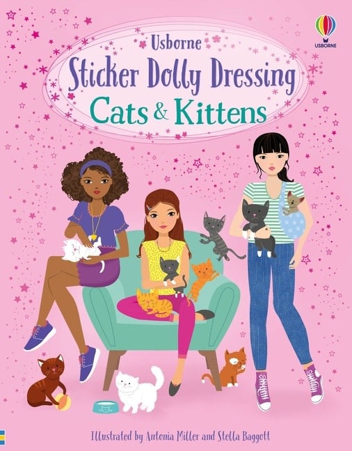 Usborne Sticker Dolly Dressing Cats and Kittens