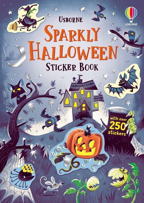 Usborne Sparkly Halloween Sticker Book: A Halloween Book for Kids