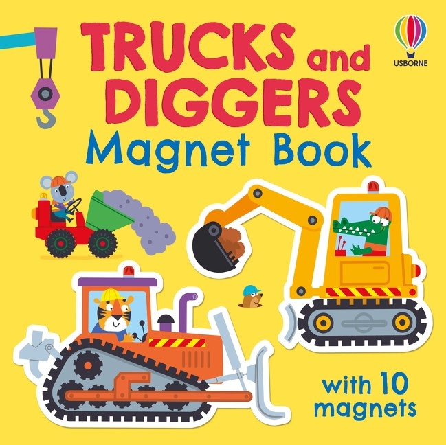 Usborne Trucks and Diggers Magnet Book