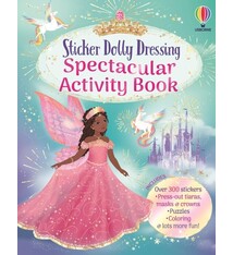 Usborne Sticker Dolly Dressing Spectacular Activity Book